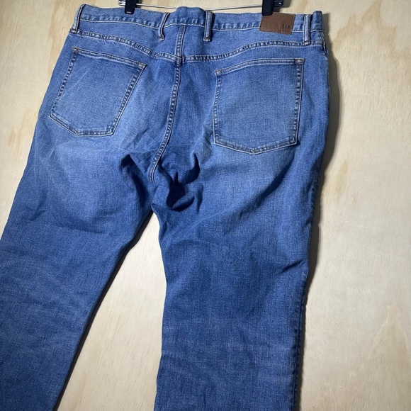 Gap 1969 Straight Blue Jeans Light Wash 42X30 - Picture 7 of 11